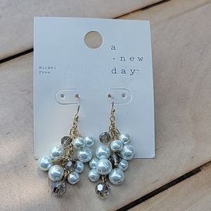 Pearl Drop Earrings - A New Day Gold
